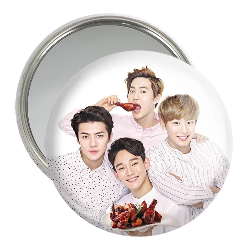 آینه جیبی خندالو مدل گروه اکسو EXO  کد 13651