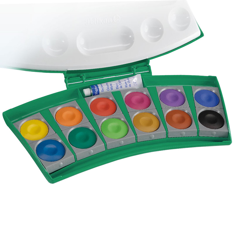 آبرنگ 12 رنگ پلیکان مدل pro new کد 721860