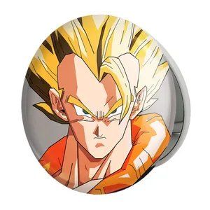 آینه جیبی خندالو طرح گوجتا انیمه دراگون بال Dragon Ball مدل تاشو کد 12045 