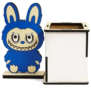 جامدادی رومیزی طرح لبوبو چوبی کد 120