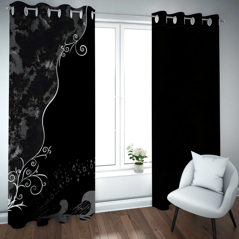 پرده مدل چاپی هازان سایز 300×150 سانتی متر 