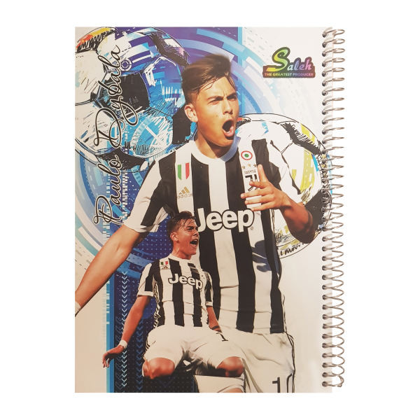 دفتر مشق 80 برگ صالح طرح فوتبالی کد foot-003