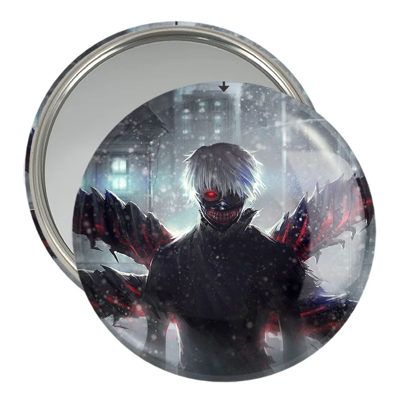 آینه جیبی خندالو مدل کانکی کن انیمه توکیو غول Tokyo Ghoul  کد 11880