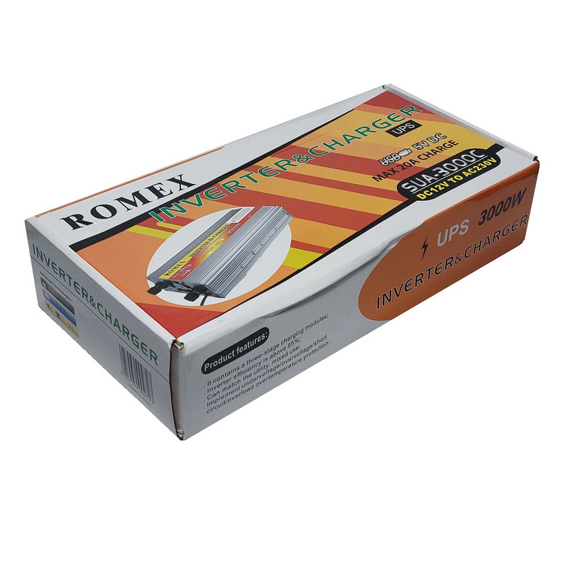 اینورتر شارژر رومکس مدل SUA-3000C ظرفیت 3000 وات