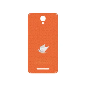 MAHOOT Minimalist origami bird Cover Sticker for Xiaomi Redmi Note 2