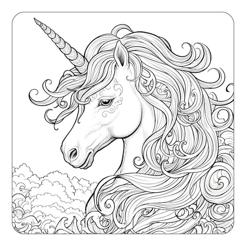 مگنت کاکتی طرح اسب تک شاخ و یونیکورن مدل mp30368