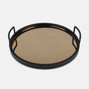 سینی دسته دار طرح کف آینه کد cf-09 سایز 33*8 سانتی متر