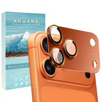 محافظ لنز دوربین فلزی آکوآرا مدل All-Round Protection مناسب برای گوشی موبایل اپل iPhone 17 Pro Max