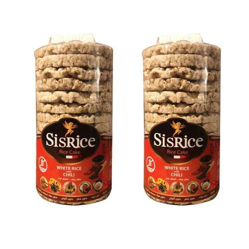 رایس کیک چیلی سیس رایس بدون گلوتن - 240 گرم بسته 2 عددی