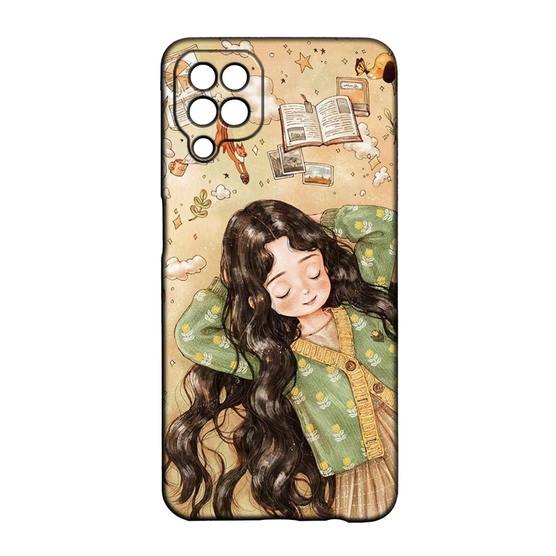 کاور طرح دخترانه کد 283 مناسب برای گوشی موبایل سامسونگ Galaxy A22 4g