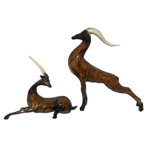 مجسمه مدل غزال دونده کد ۴۰۹ مجموعه 2 عددی