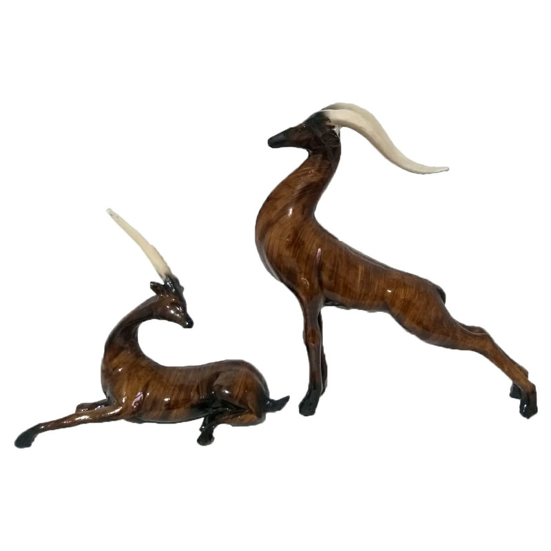 مجسمه مدل غزال دونده کد ۴۰۹ مجموعه 2 عددی