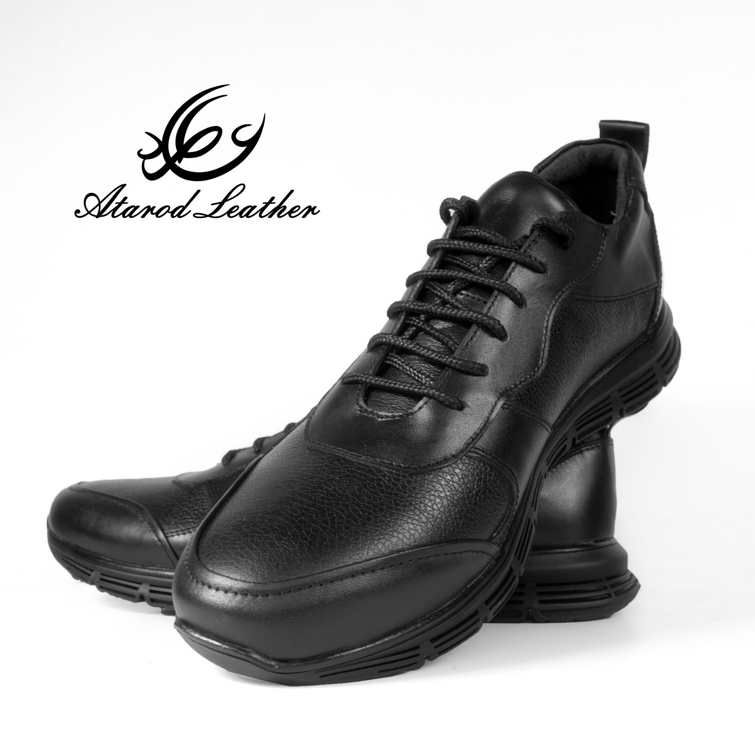 کفش روزمره مردانه چرم عطارد مدل چرم طبیعی کد SH102 -  - 4