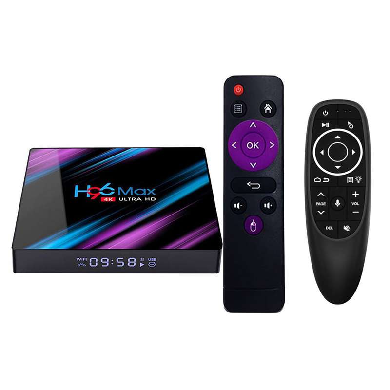 اندروید باکس اچ 96 مدل مکس 4/32 به همراه ایرماوس