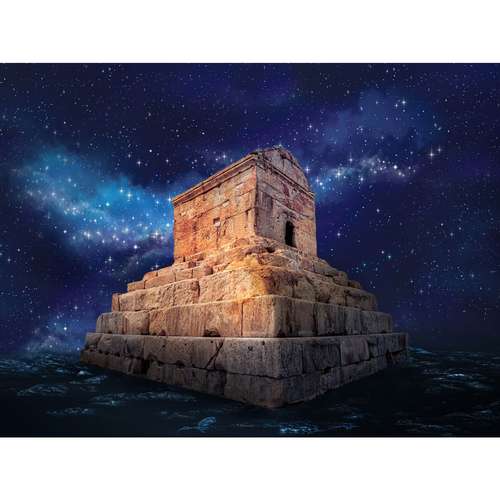 پوستر دیواری طرح مقبره کوروش کد pl100