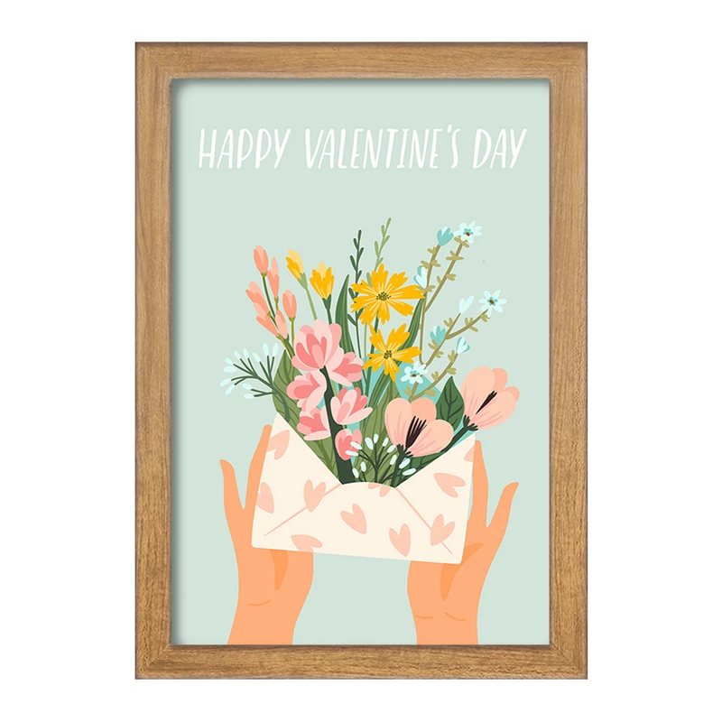 تابلو خندالو مدل نامه گل گلی کد 8378