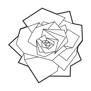 دیوارکوب مدل گل رز شکسته