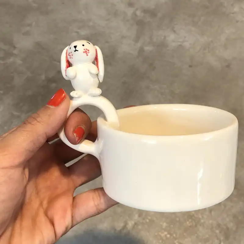 فنجان سرامیکی طرح خرگوش