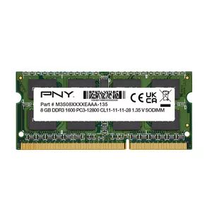 رم لپ تاپ DDR3L دو کاناله 1600 مگاهرتز CL11 پی ان وای مدل 12800 ظرفیت 8 گیگابایت