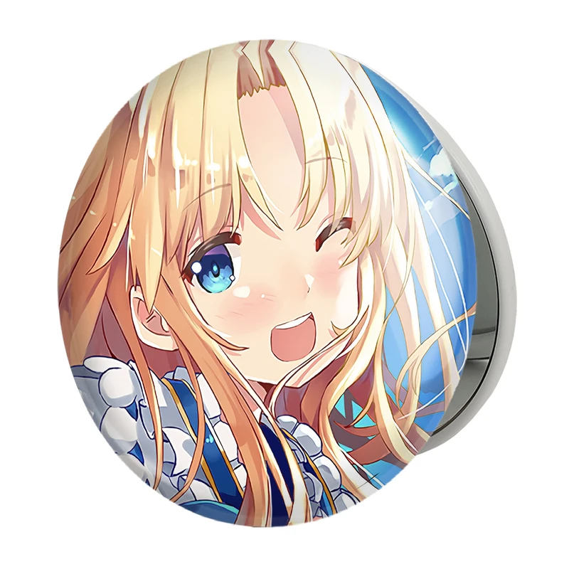 آینه جیبی خندالو طرح فیلو انیمه ظهور قهرمان سپر مدل تاشو کد 15970 