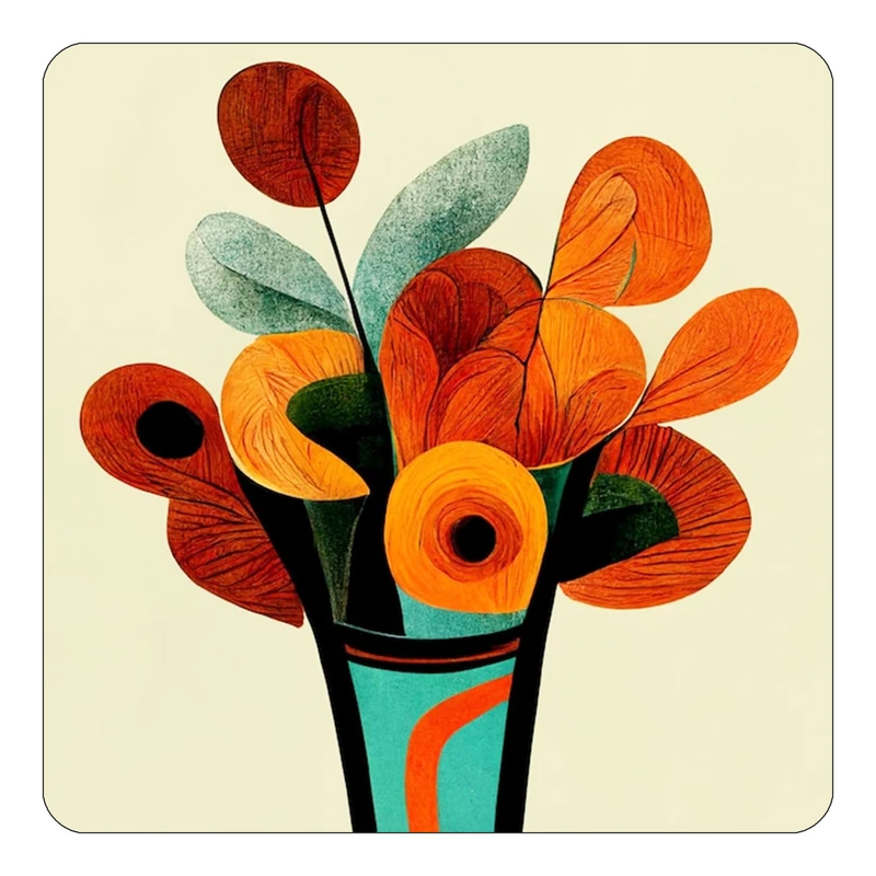 مگنت کاکتی طرح گل مدل mp19376