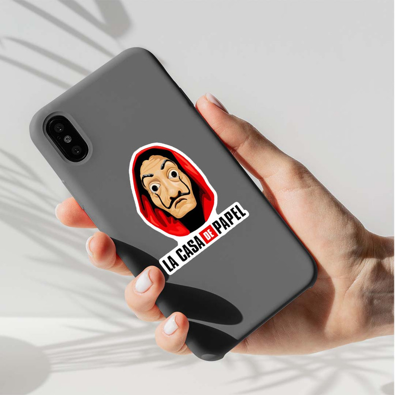 استیکر لپ تاپ کارنیکا طرح سرقت پول مدل money heist-2222028 مجموعه 2 عددی
