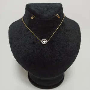 گردنبند زنانه مدل دایره و شبدر