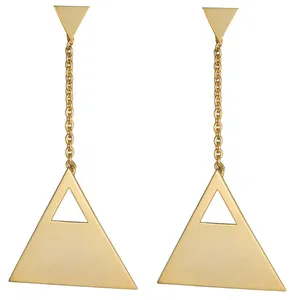 گوشواره طلا 18 عیار زنانه الن نار مدل 0594