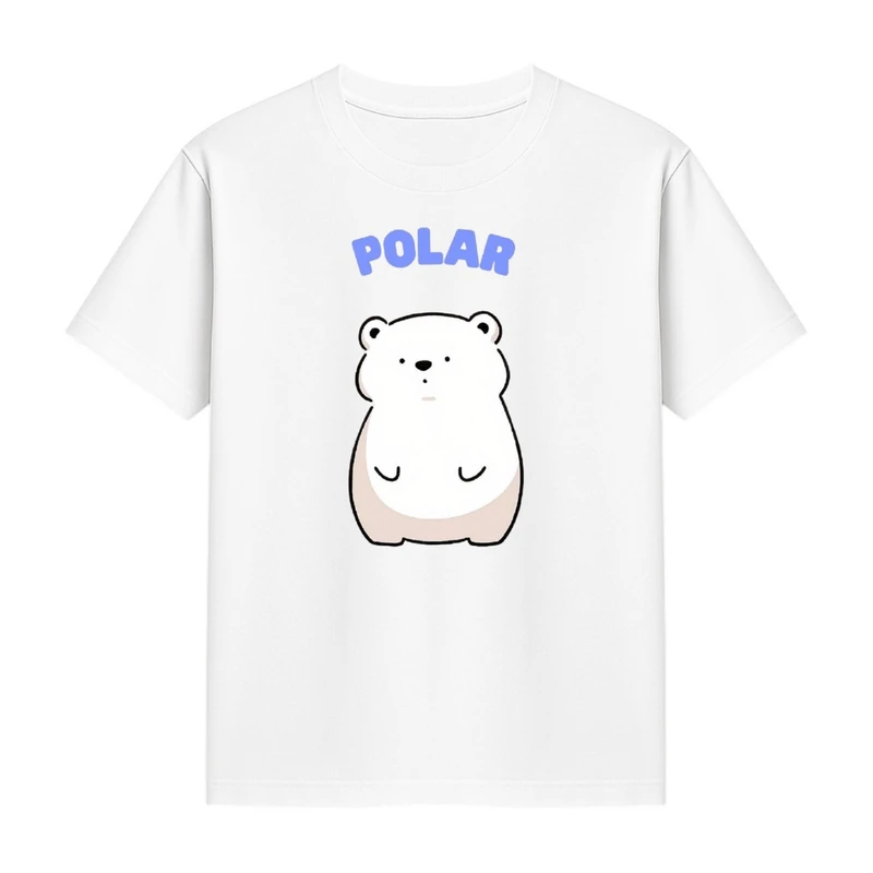 تی‌شرت آستین کوتاه دخترانه مدل خرس کد p7 