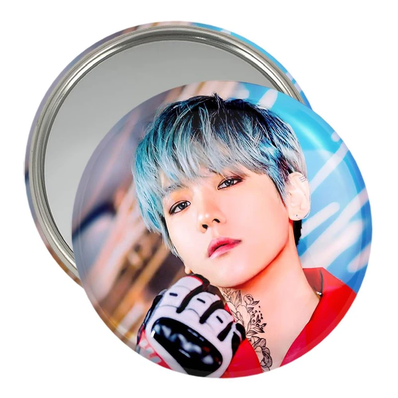 آینه جیبی خندالو مدل بکهیون گروه اکسو EXO  کد 13613