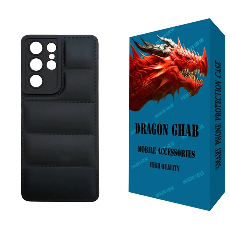 کاور دراگون قاب مدل پافری مناسب برای گوشی موبایل سامسونگ Galaxy S21 Ultra 5G