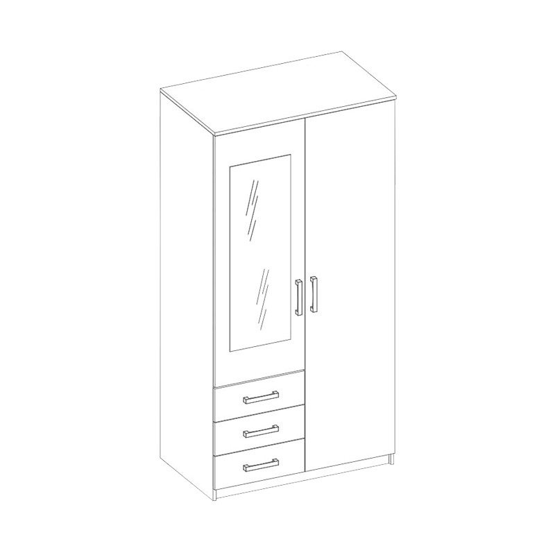 کمد لباس مدل DLF39L