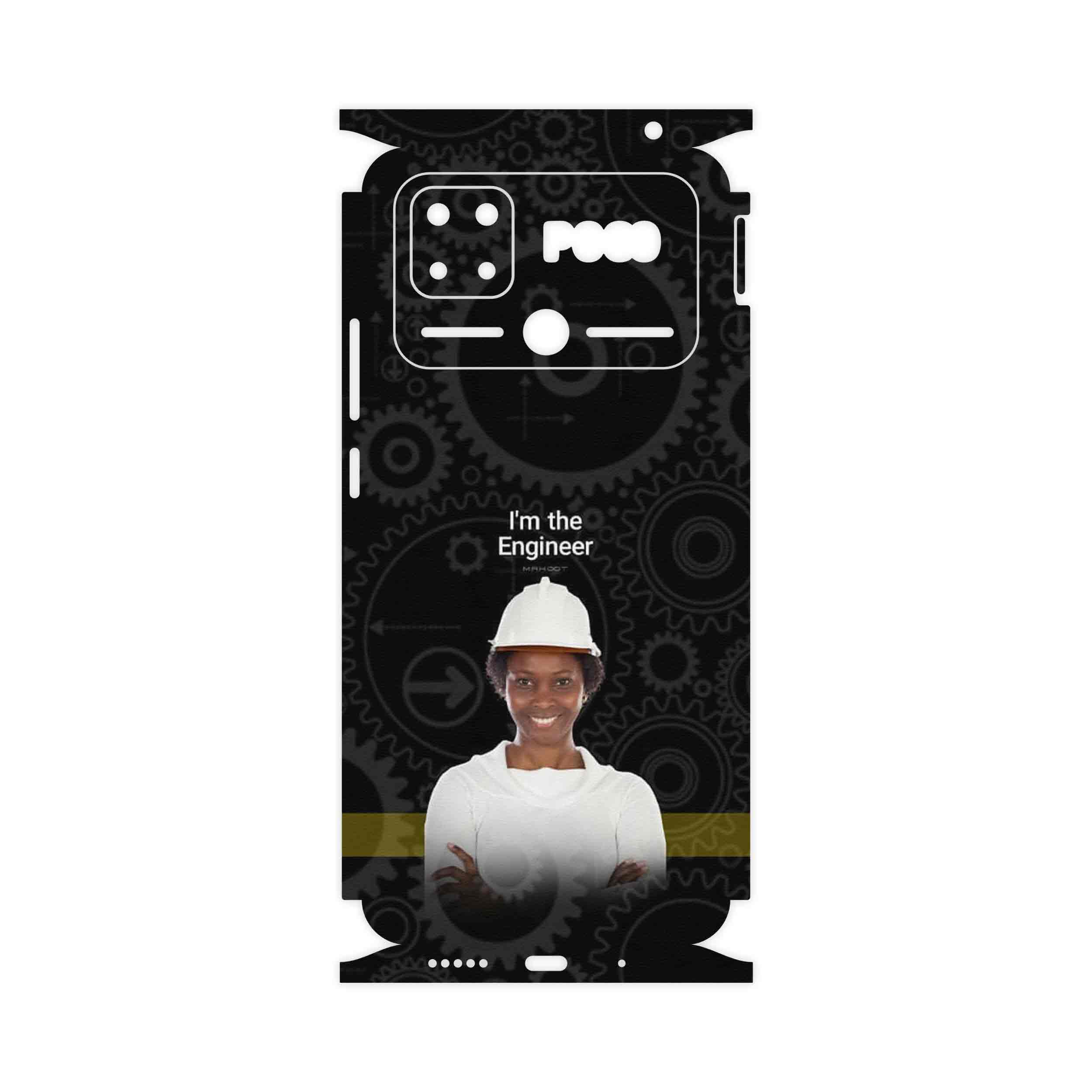 برچسب پوششی ماهوت مدل Engineer-FullSkin مناسب برای گوشی موبایل شیائومی Poco C40
