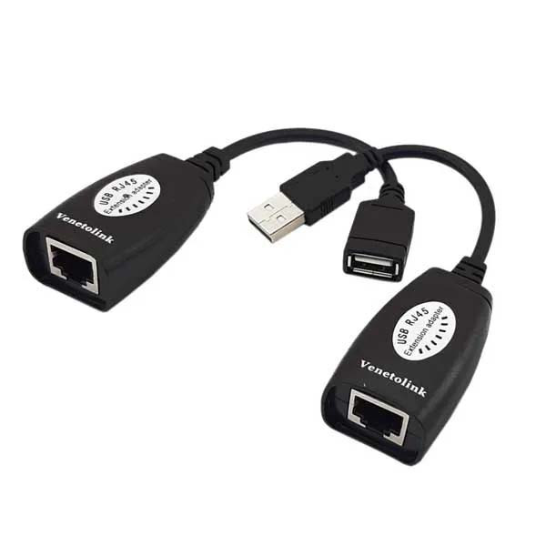 مبدل افزایش طول USB2.0 تحت شبکه ونتولینک مدل 116038096