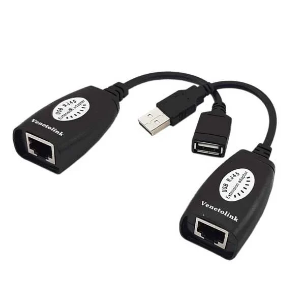 مبدل افزایش طول USB2.0 تحت شبکه ونتولینک مدل 116038096 مبدل افزایش طول USB2.0 تحت شبکه ونتولینک مدل 116038096