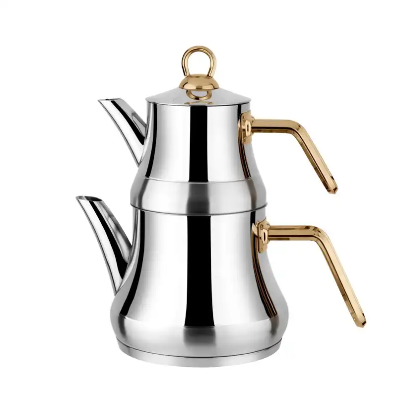 ست کتری و قوری لینس مدل gold altin