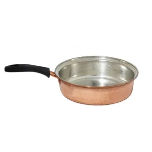ماهیتابه مسی مدل تک دسته  کد 111