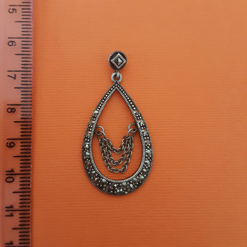 آویز گردنبند نقره زنانه مدل AMT_M061