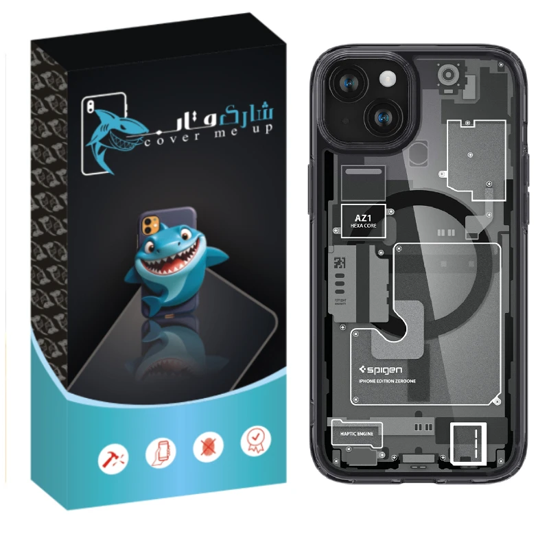 کاور شارک قاب مدل Ultra Hybrid Zero One مناسب برای گوشی موبایل اپل iPhone 14