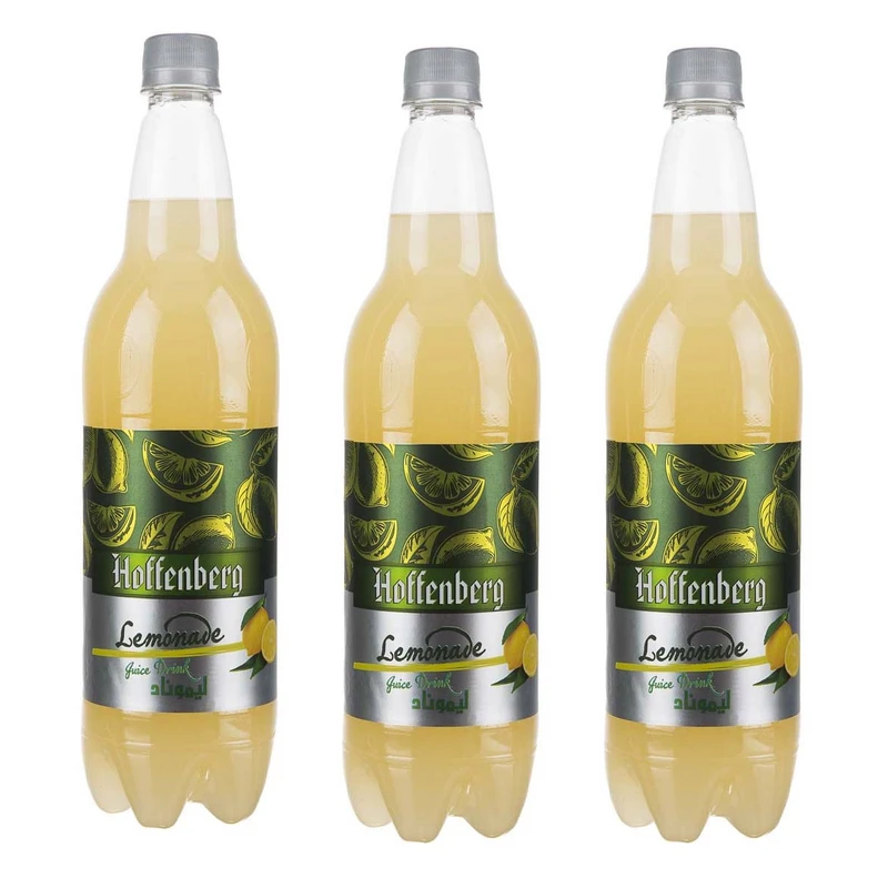 نوشابه گازدار لیمویی هوفنبرگ - 1 لیتر بسته 3 عددی