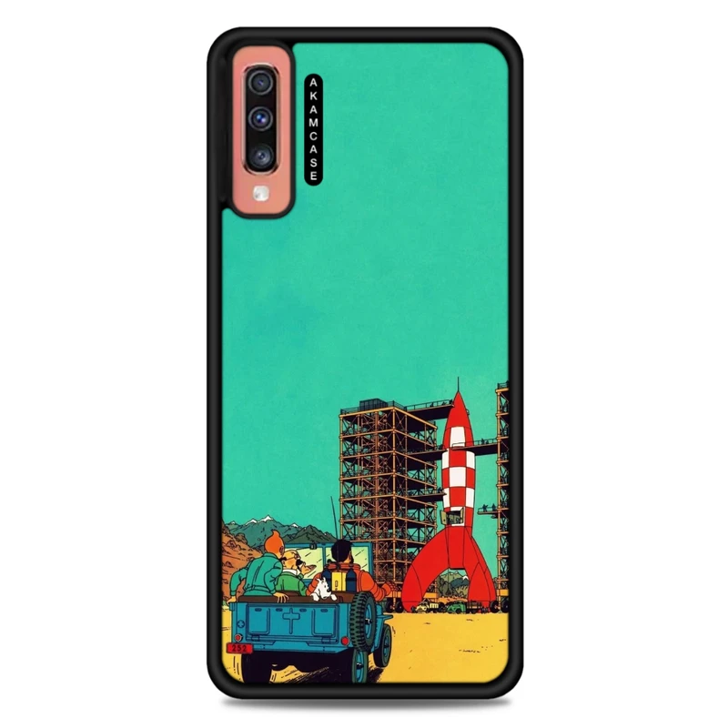 کاور آکام مدل AMC-WSGA70-TINTIN-17 مناسب برای گوشی موبایل سامسونگ Galaxy A70