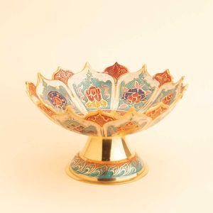 شیرینی خوری برنجی مدل پایه دار مایا کد 3289