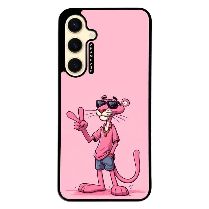 کاور آکام مدل AMC-WSGS24FE-PINK PANTHER10 مناسب برای گوشی موبایل سامسونگ Galaxy S24 FE