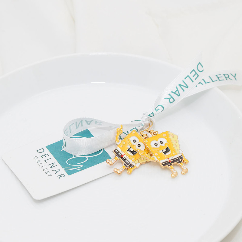 گوشواره دخترانه دلنار گالری مدل باب اسفنجی گوشواره دخترانه دلنار گالری مدل باب اسفنجی