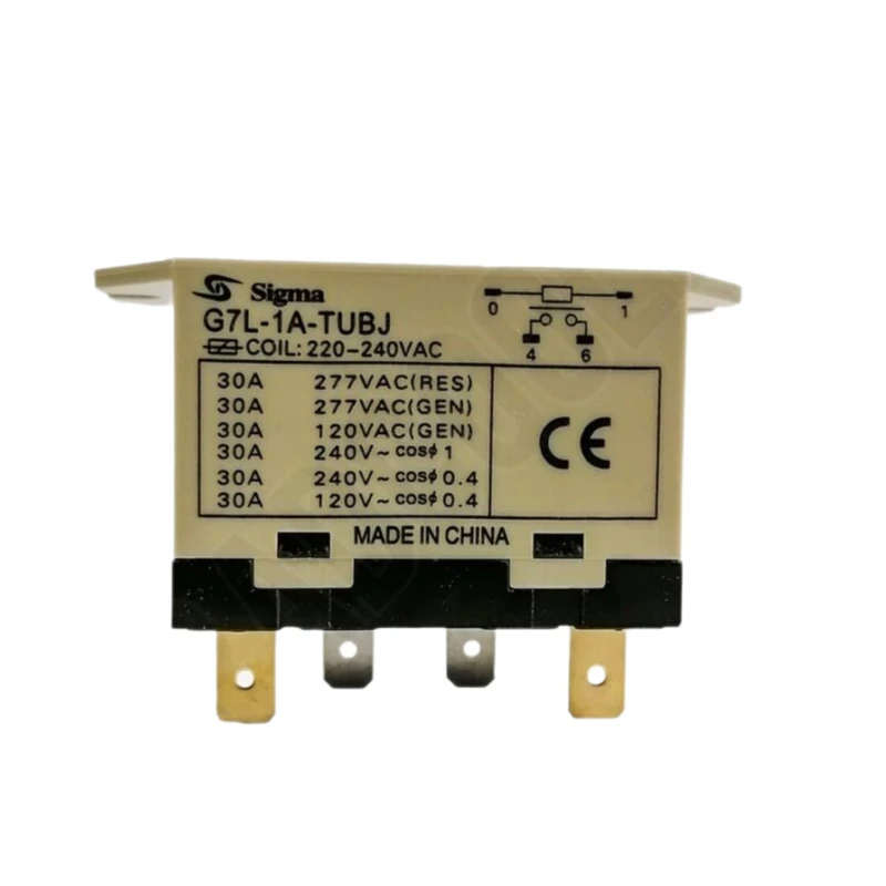رله کنتاکتور کولرگازی مدل 4 پین سیگما کد G7L-1A-TUBJ مناسب برای انواع کولرگازی