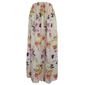 دامن زنانه مدل نیم کلوش نخی کد 009