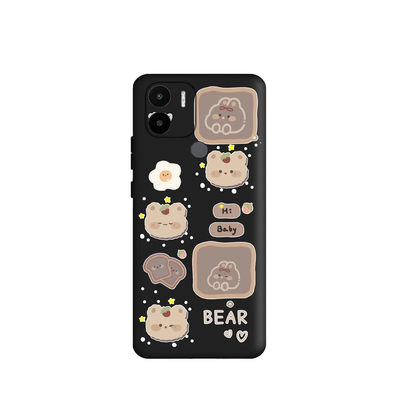 کاور قاب گارد طرح  خرس بییر کد FF2976  مناسب برای گوشی موبایل  شیائومی Redmi A1 plus / A2 plus