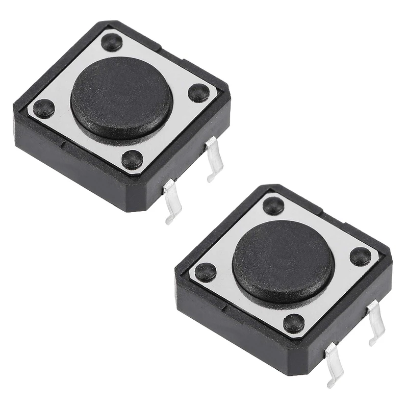 میکرو سوئیچ مدل Vertical-12×12×4.3-4P بسته 2 عددی