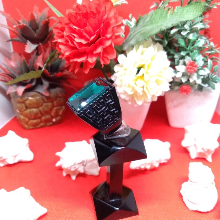 انگشتر مردانه مدل الماس مستطیل انگشتر مردانه مدل الماس مستطیل