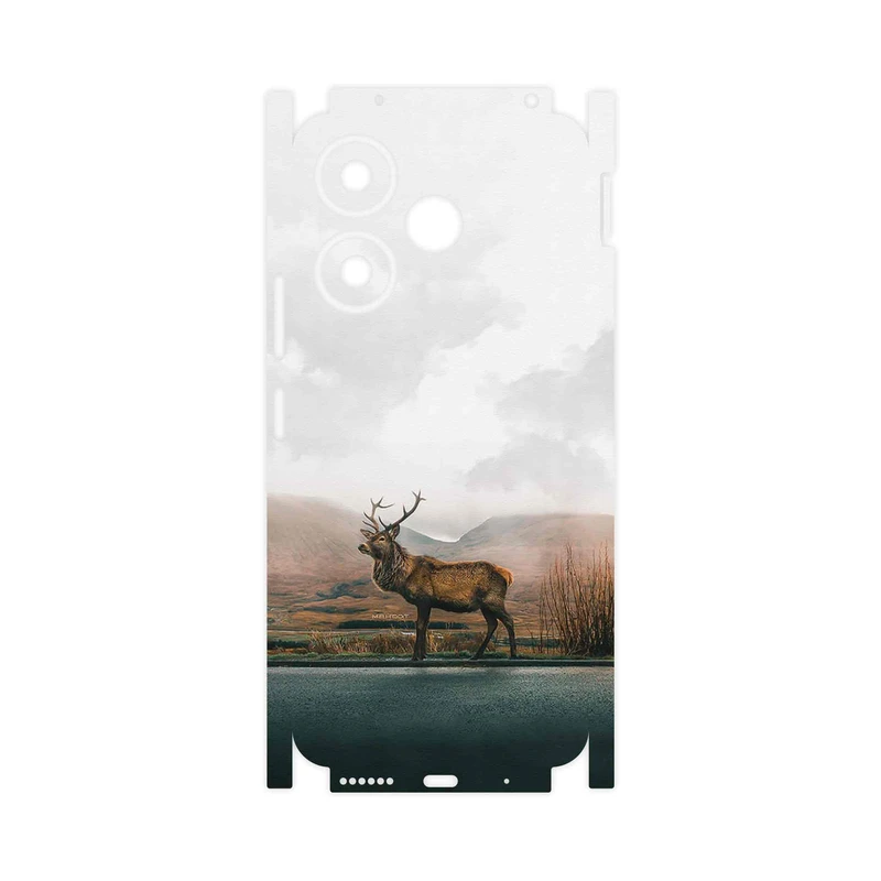 برچسب پوششی ماهوت مدل Horned_Deer-FullSkin مناسب برای گوشی موبایل شیائومی Redmi 13